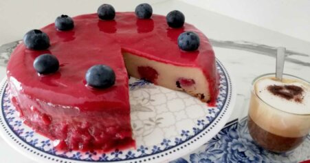 Veganer Käsekuchen, glutenfrei