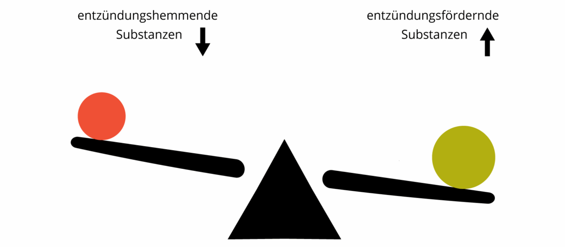 Balance in einer anti-entzündlichen Ernährung