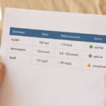 Vital wirkende Frau um die 50 in natürlicher Umgebung – symbolisiert aktives, bewusstes Gesundheitsmonitoring und gesundes Altern.