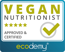 I am a certified vegan nutritionist by ecodemy!