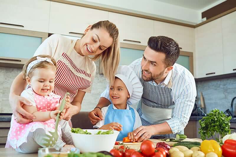 Kinderwunsch und Kochlöffel – von Anfang an gut vorbereitet.